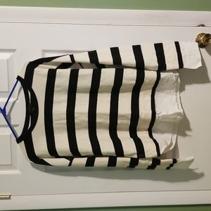 J. Crew cream colored striped sweater
